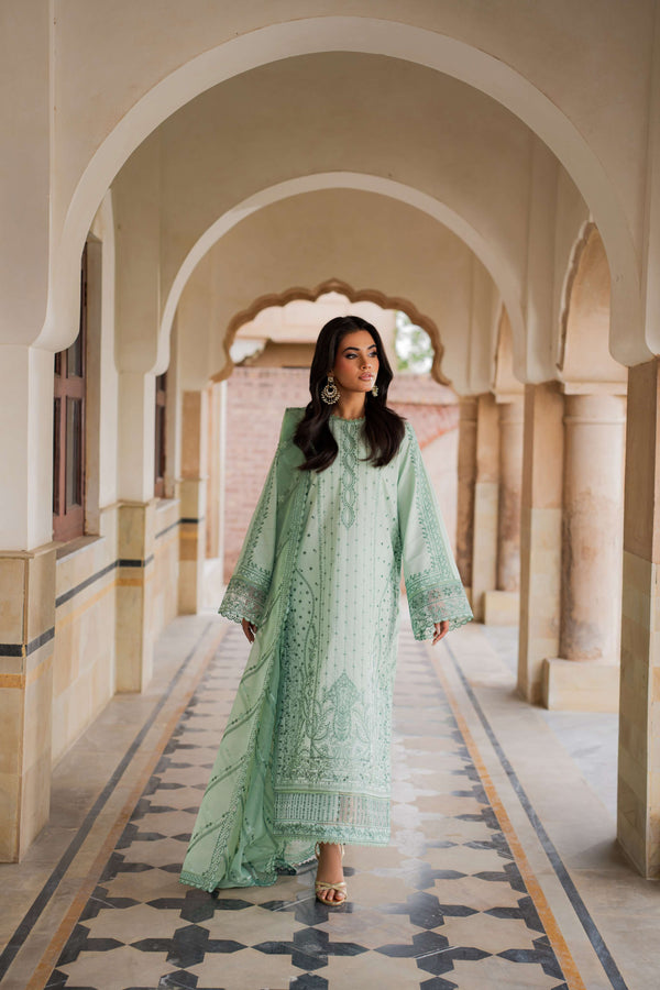 Azzal | Lawn 25 | LIME by Azzal - Designer Dress  - Type : Ladies Clothes - Available at Libayah - 100% Original 
