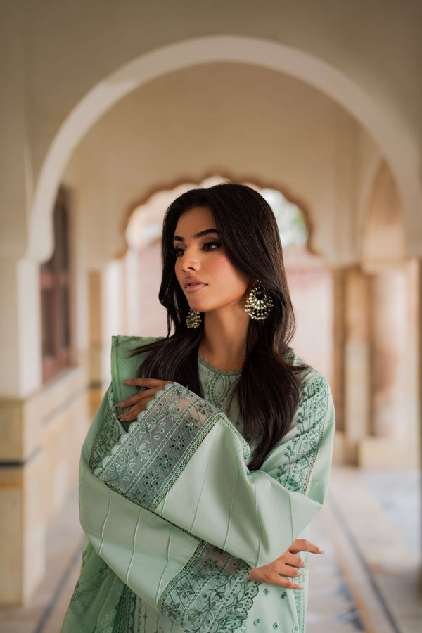 Azzal | Lawn 25 | LIME by Azzal - Designer Dress  - Type : Ladies Clothes - Available at Libayah - 100% Original 