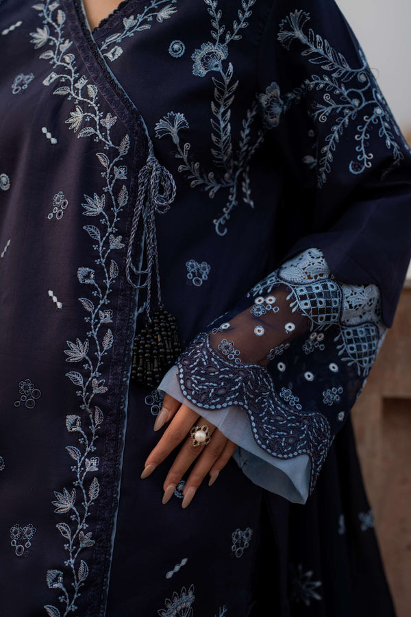 Azzal | Lawn 25 | MOONLIGHT by Azzal - Designer Dress  - Type : Ladies Clothes - Available at Libayah - 100% Original 