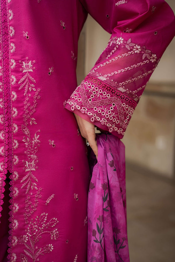 Azzal | Lawn 25 | ORCHID by Azzal - Designer Dress  - Type : Ladies Clothes - Available at Libayah - 100% Original 