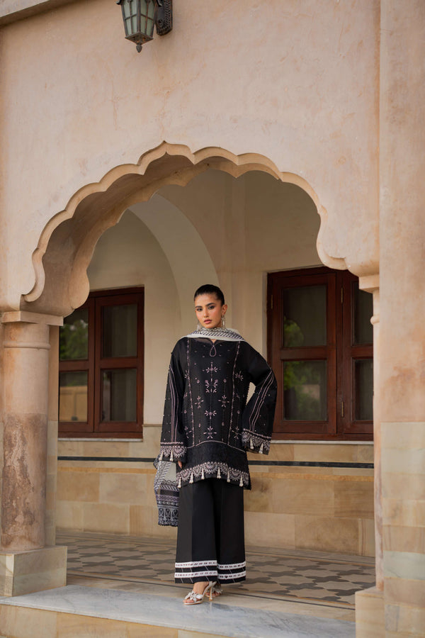 Azzal | Lawn 25 | SABLE by Azzal - Designer Dress  - Type : Ladies Clothes - Available at Libayah - 100% Original 