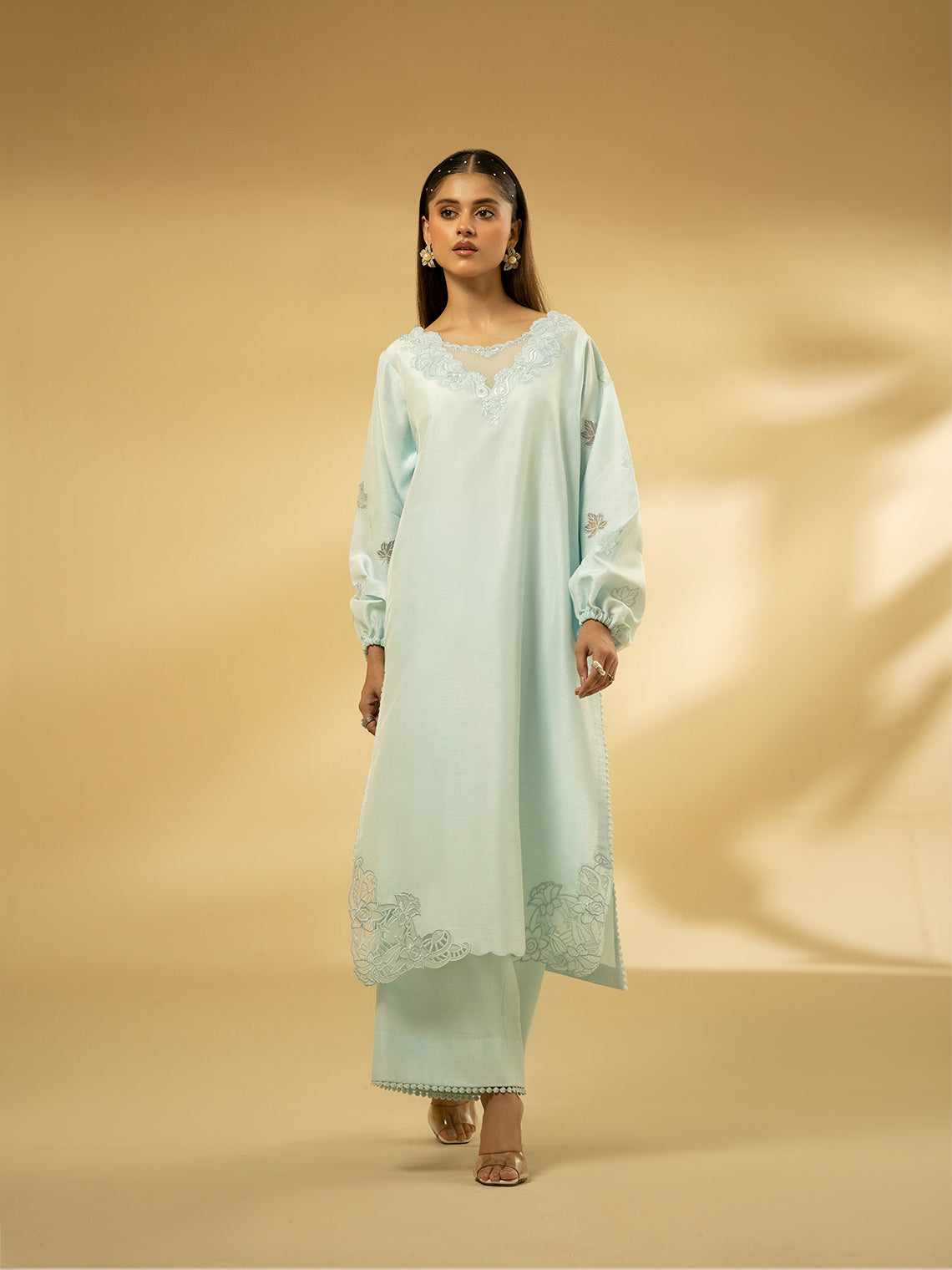 Fozia Khalid | Eid Edit 24 | Celestial Serenity by Fozia Khalid - Designer Dress - Type: Ladies Clothes - Available at Libayah - 100% Original