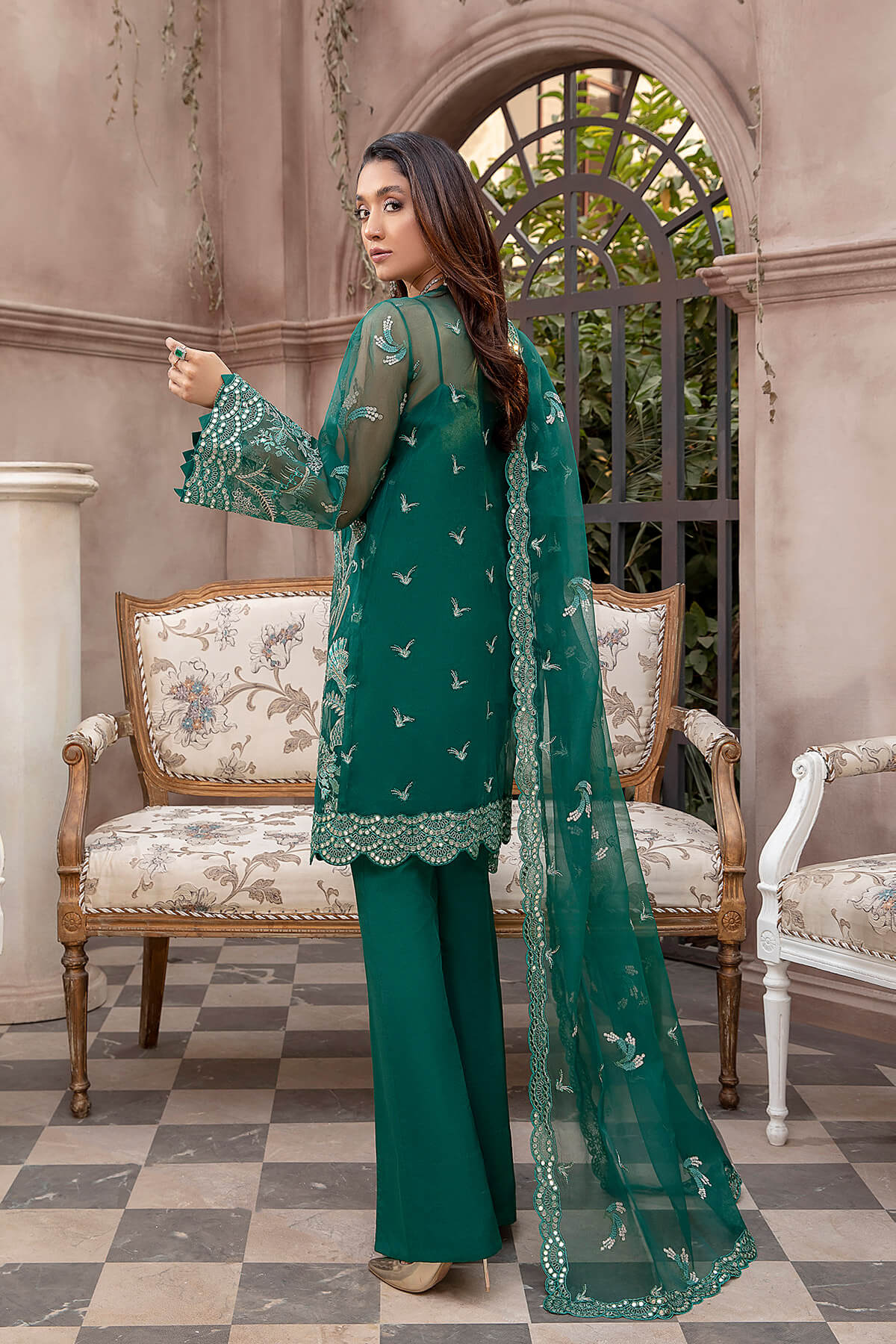 Mina Kashif | Luxury Pret | MK21-20 by Mina Kashif - Designer Dress - Type: Formal - Available at Libayah - 100% Original