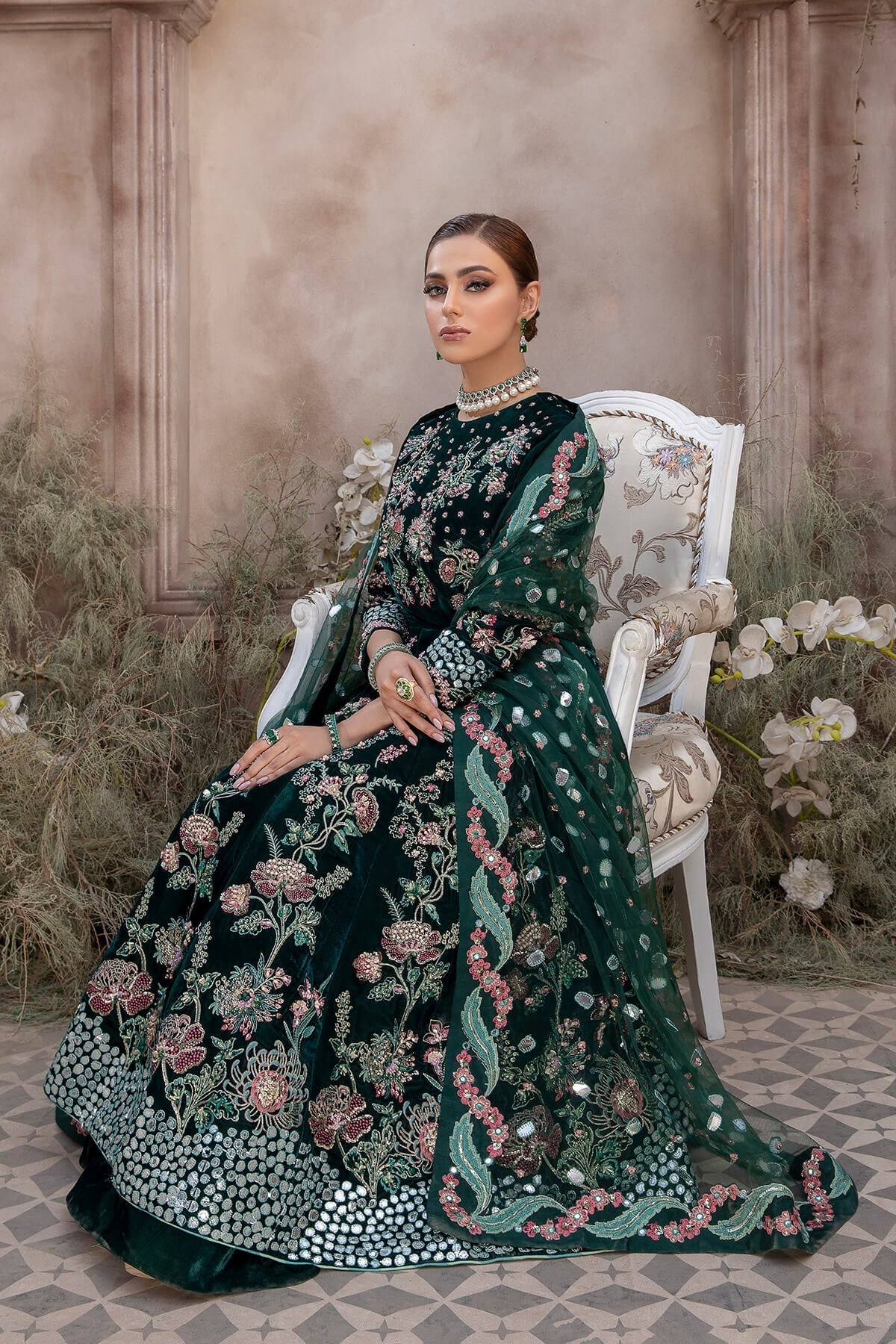 Mina Kashif | Luxury Pret | MK21-19 by Mina Kashif - Designer Dress - Type: Formal - Available at Libayah - 100% Original