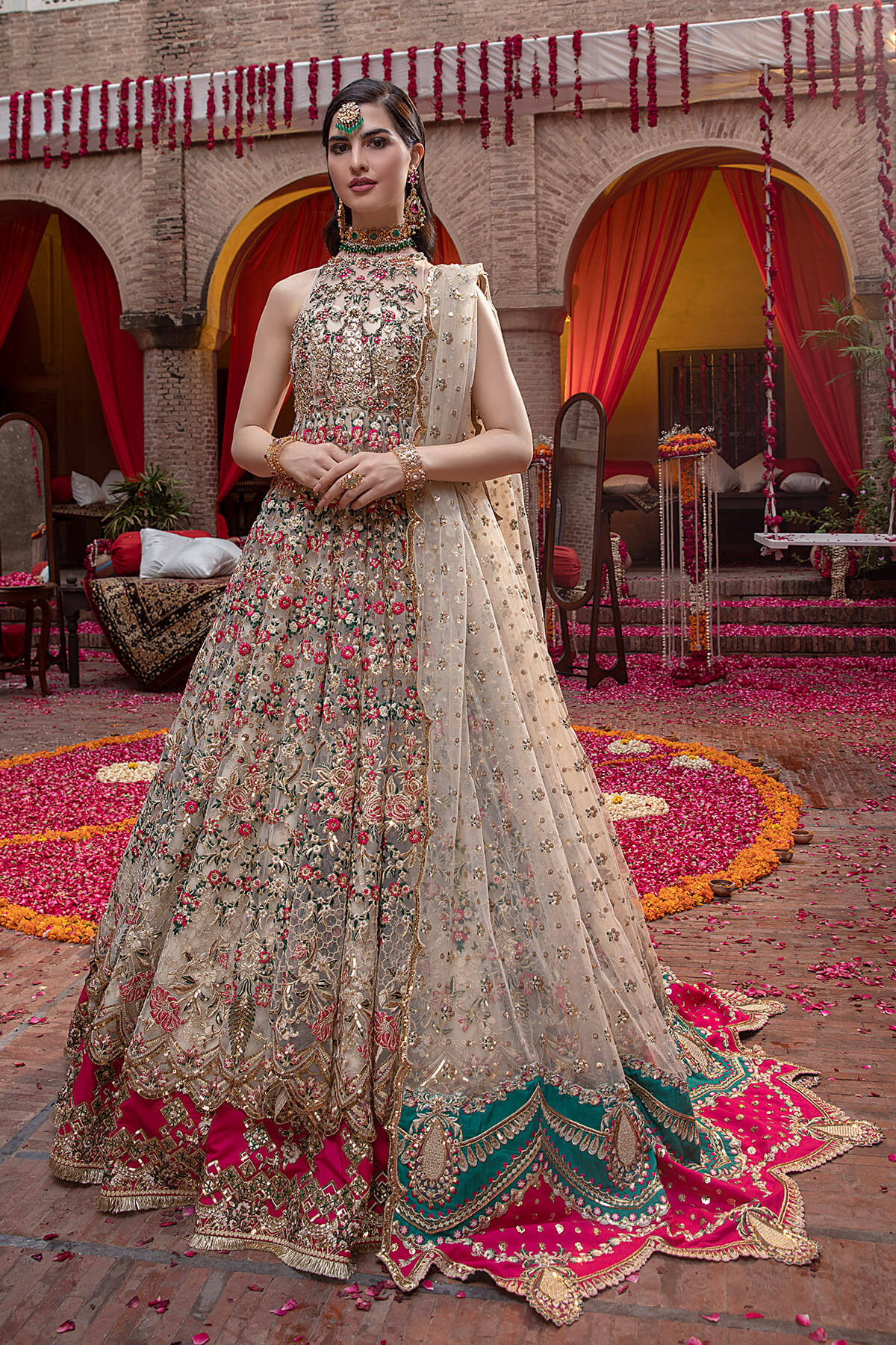 Mina Kashif | Wedding Formals | Chandni by Mina Kashif - Designer Dress - Type: Bridal - Available at Libayah - 100% Original