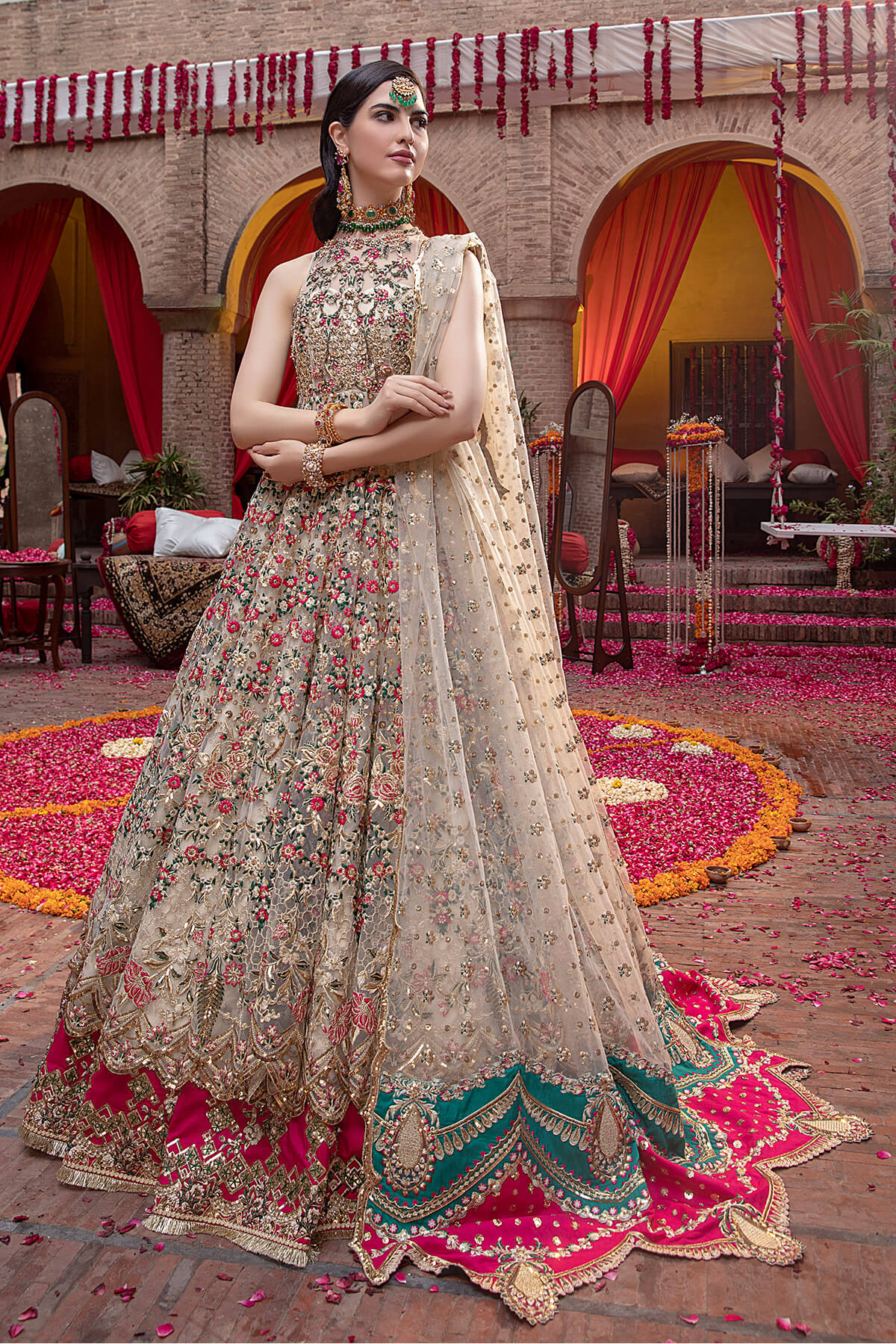 Mina Kashif | Wedding Formals | Chandni by Mina Kashif - Designer Dress - Type: Bridal - Available at Libayah - 100% Original