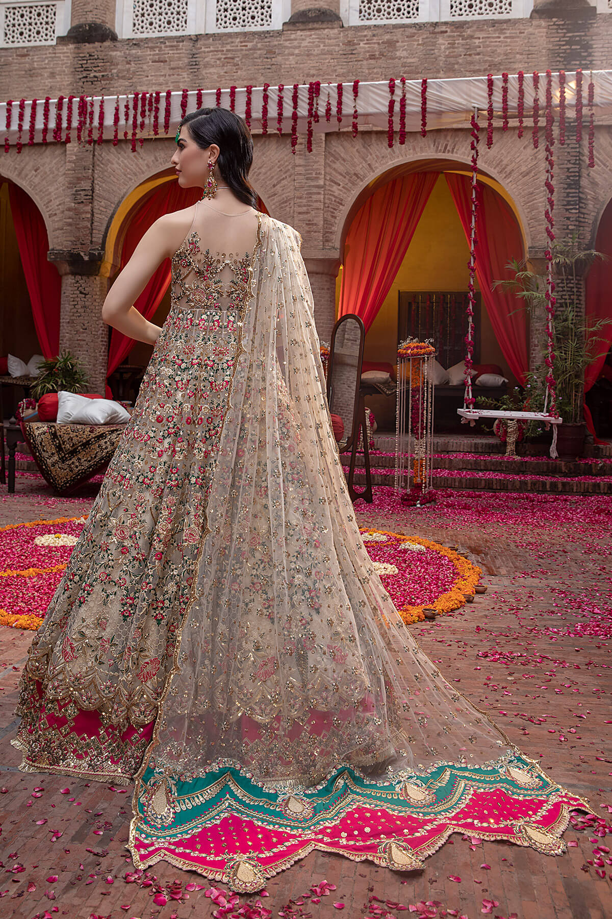 Mina Kashif | Wedding Formals | Chandni by Mina Kashif - Designer Dress - Type: Bridal - Available at Libayah - 100% Original