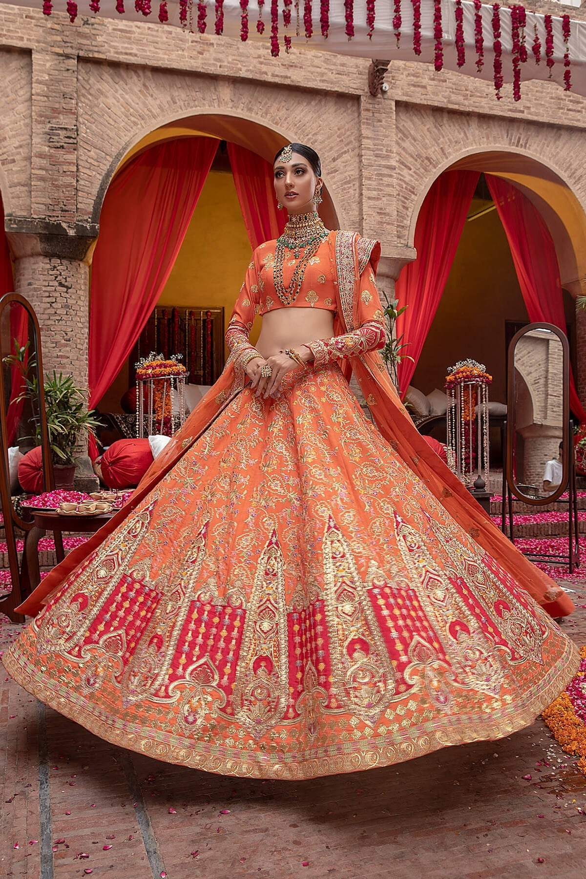 Mina Kashif | Wedding Formals | Afreen by Mina Kashif - Designer Dress - Type: Bridal - Available at Libayah - 100% Original