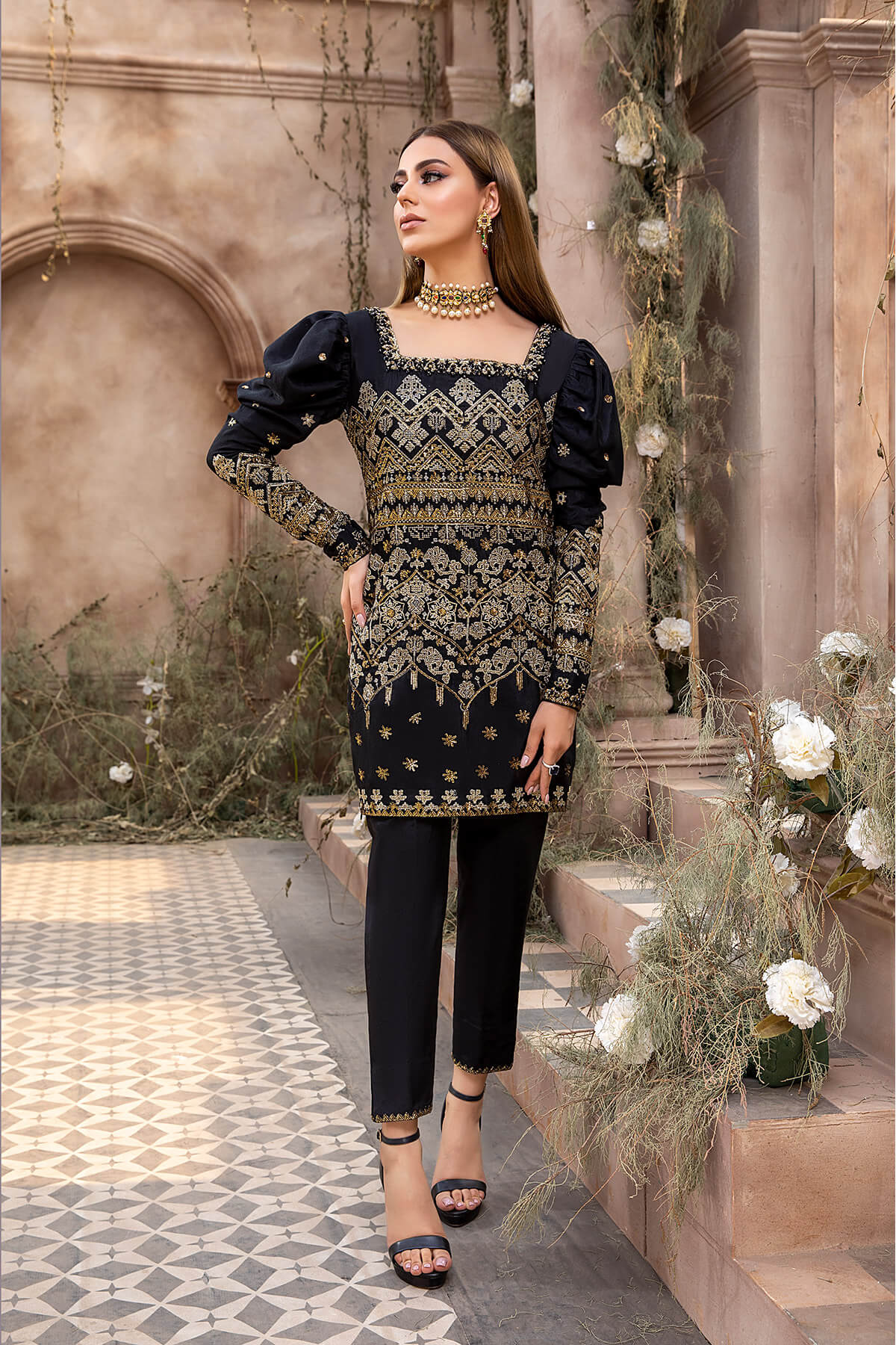 Mina Kashif | Luxury Pret | MK21-16 by Mina Kashif - Designer Dress - Type: Formal - Available at Libayah - 100% Original