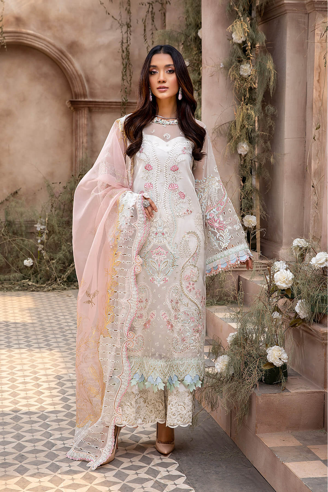 Mina Kashif | Luxury Pret | MK21-11 by Mina Kashif - Designer Dress - Type: Formal - Available at Libayah - 100% Original