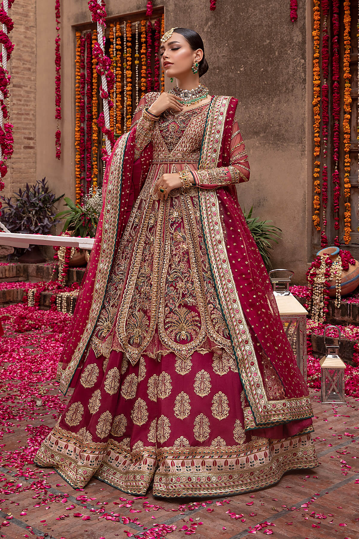 Mina Kashif | Wedding Formals | Mehrma by Mina Kashif - Designer Dress - Type: Bridal - Available at Libayah - 100% Original