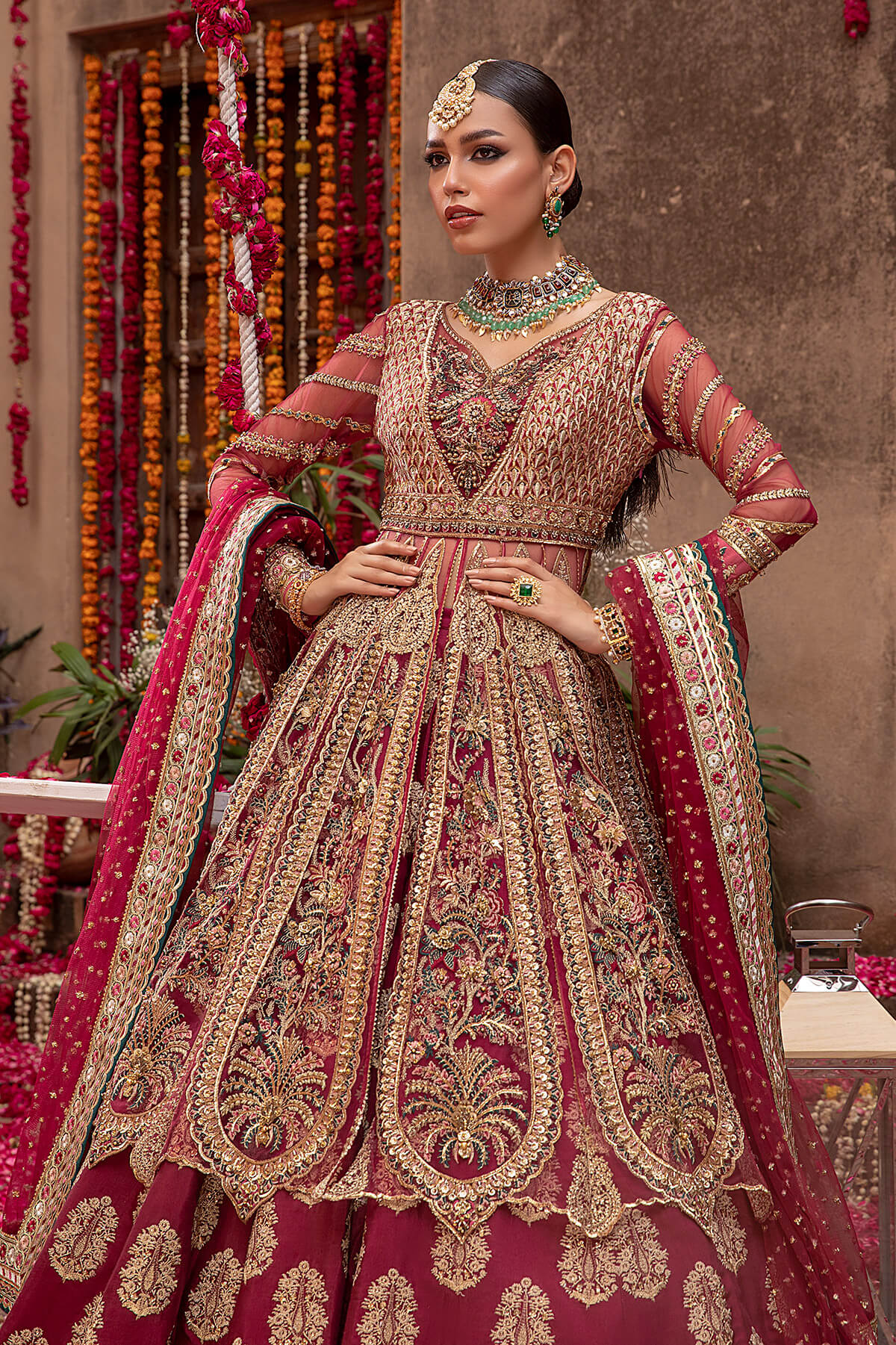 Mina Kashif | Wedding Formals | Mehrma by Mina Kashif - Designer Dress - Type: Bridal - Available at Libayah - 100% Original