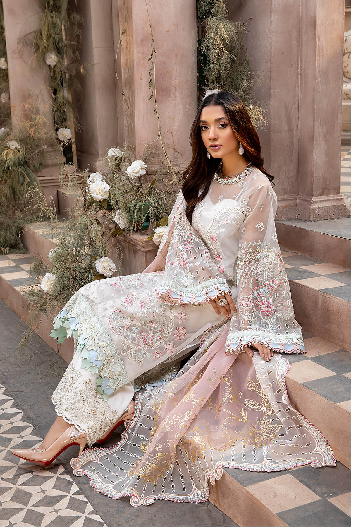 Mina Kashif | Luxury Pret | MK21-11 by Mina Kashif - Designer Dress - Type: Formal - Available at Libayah - 100% Original