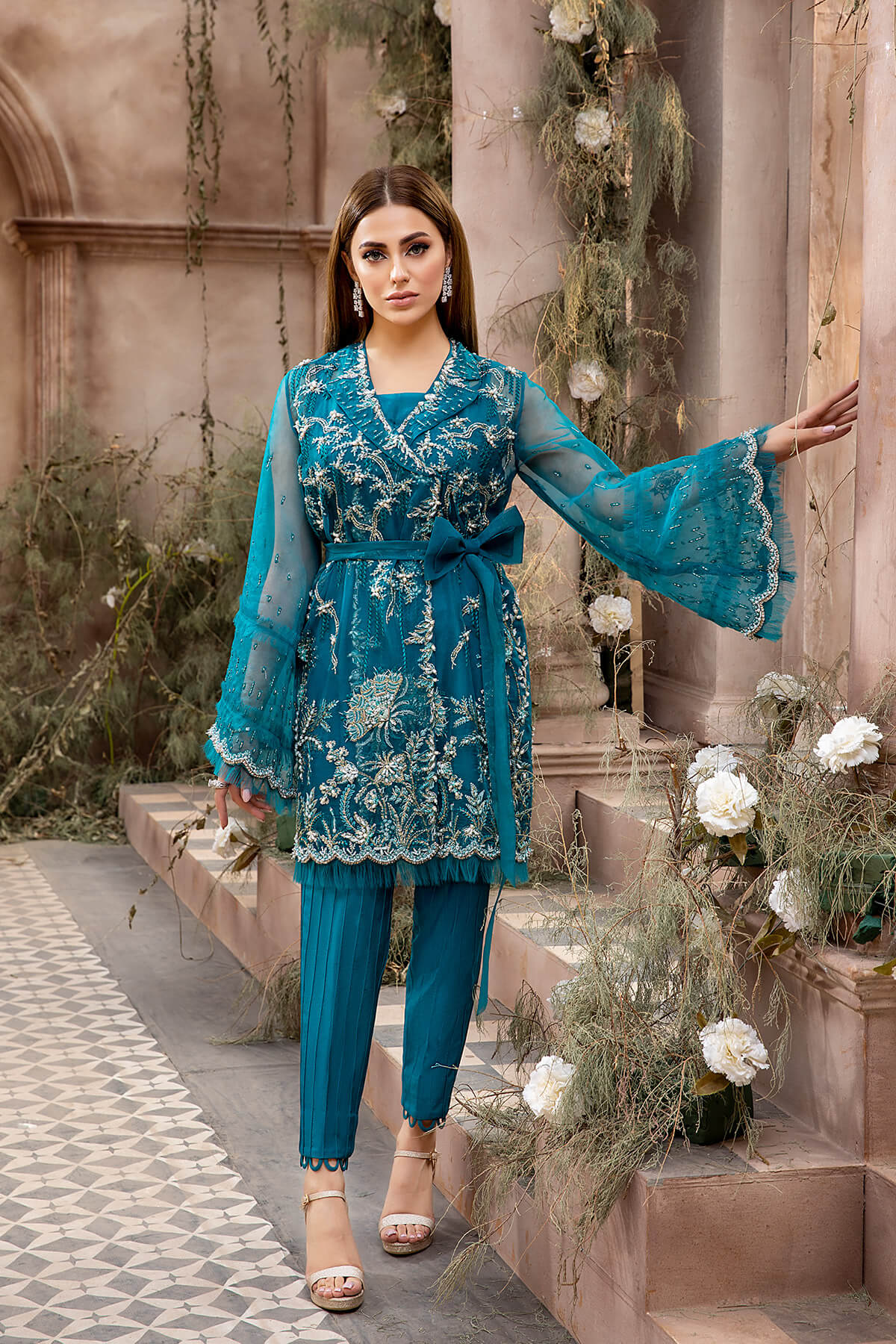 Mina Kashif | Luxury Pret | MK21-15 by Mina Kashif - Designer Dress - Type: Formal - Available at Libayah - 100% Original