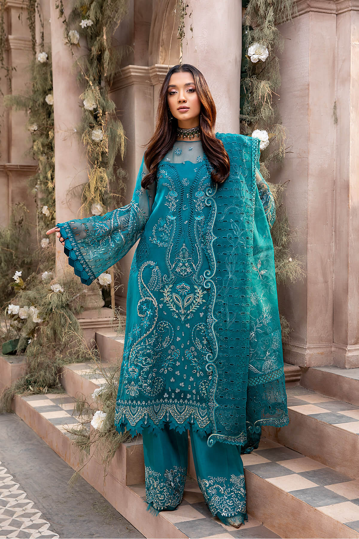 Mina Kashif | Luxury Pret | MK21-24 by Mina Kashif - Designer Dress - Type: Formal - Available at Libayah - 100% Original