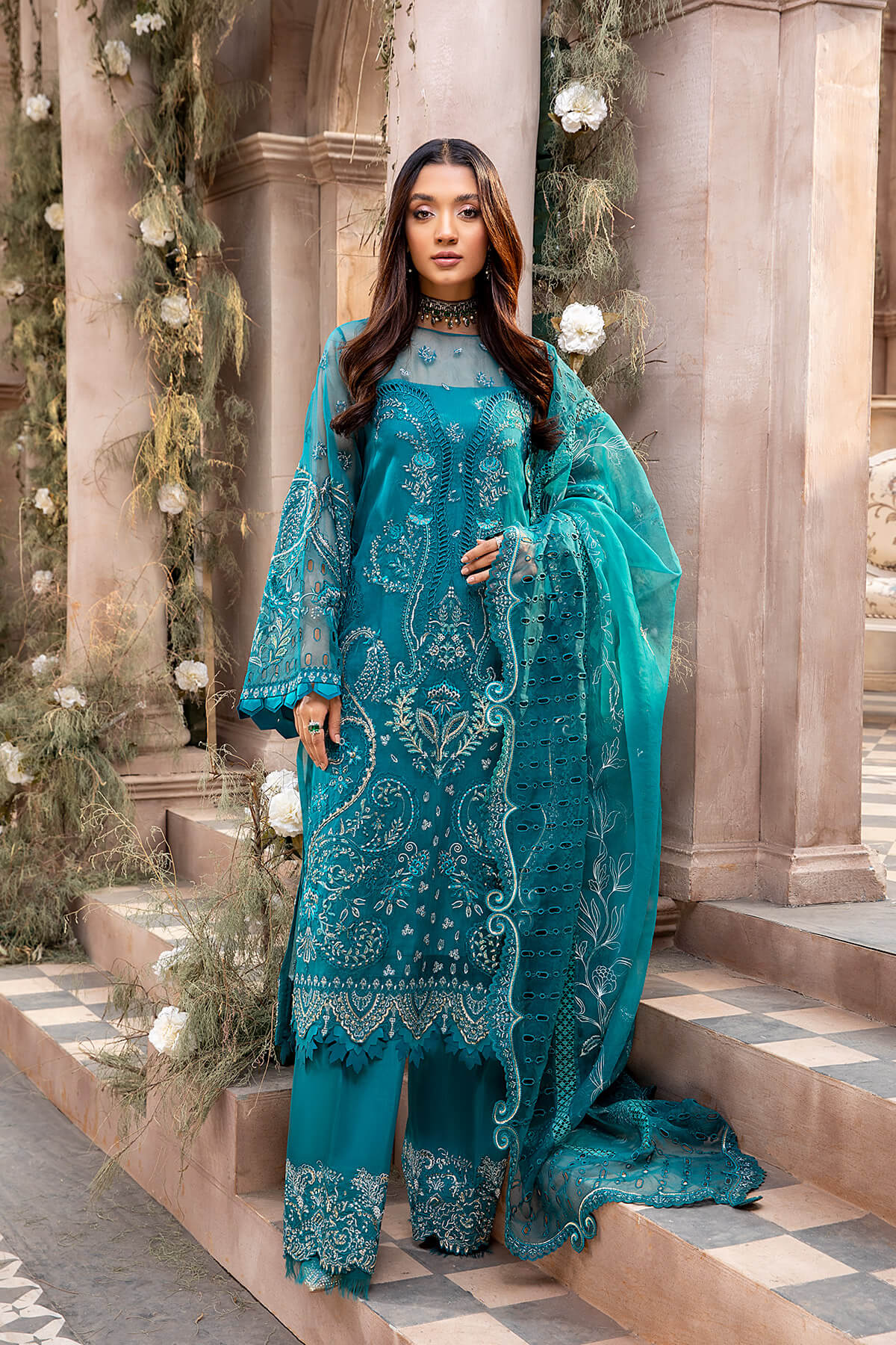 Mina Kashif | Luxury Pret | MK21-24 by Mina Kashif - Designer Dress - Type: Formal - Available at Libayah - 100% Original