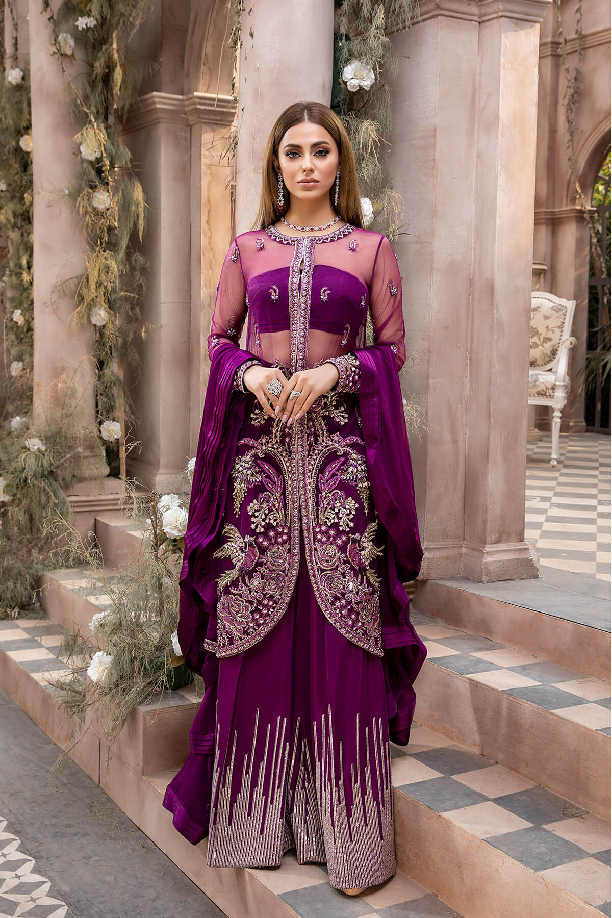Mina Kashif | Luxury Pret | MK21-07 by Mina Kashif - Designer Dress - Type: Formal - Available at Libayah - 100% Original