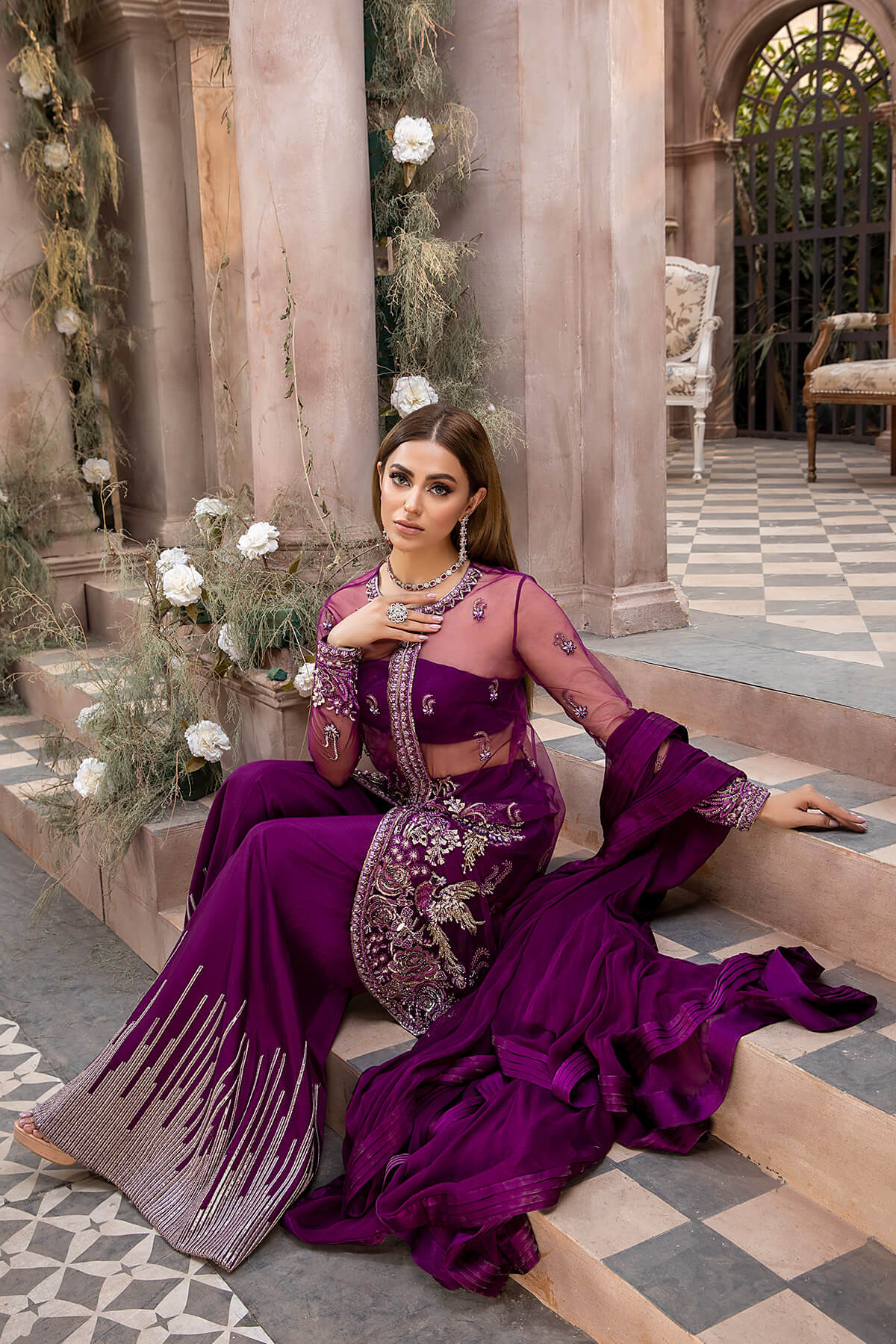 Mina Kashif | Luxury Pret | MK21-07 by Mina Kashif - Designer Dress - Type: Formal - Available at Libayah - 100% Original