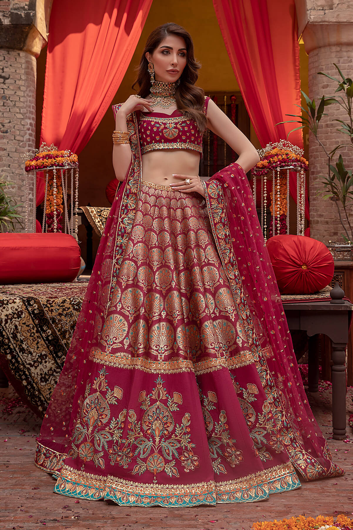 Mina Kashif | Wedding Formals | Sassi by Mina Kashif - Designer Dress - Type: Bridal - Available at Libayah - 100% Original