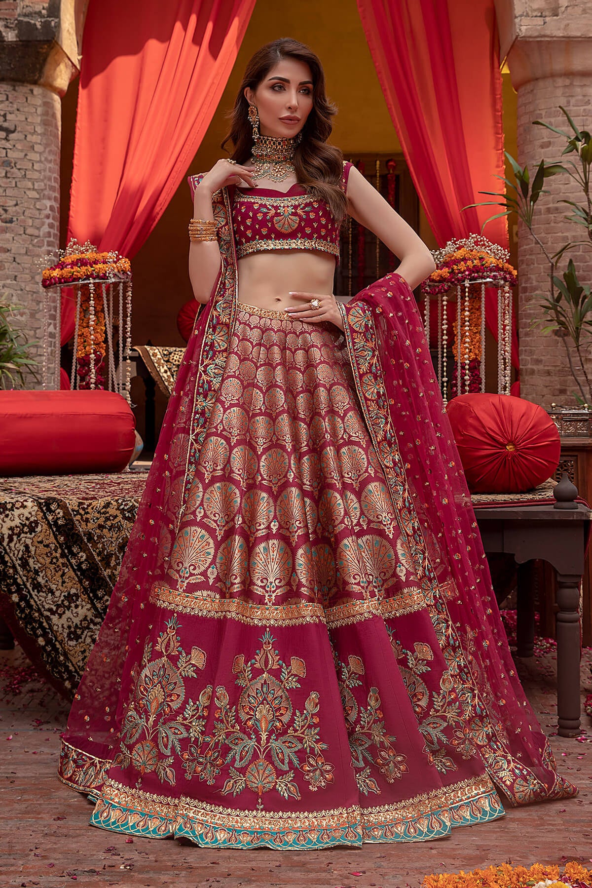 Mina Kashif | Wedding Formals | Sassi by Mina Kashif - Designer Dress - Type: Bridal - Available at Libayah - 100% Original