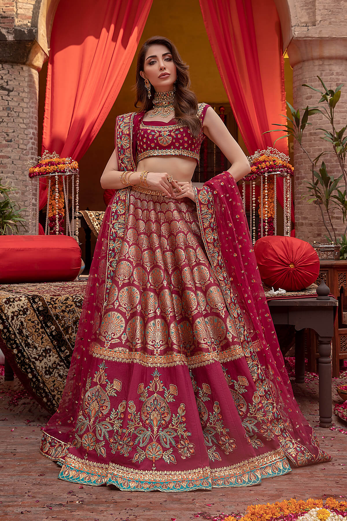 Mina Kashif | Wedding Formals | Sassi by Mina Kashif - Designer Dress - Type: Bridal - Available at Libayah - 100% Original