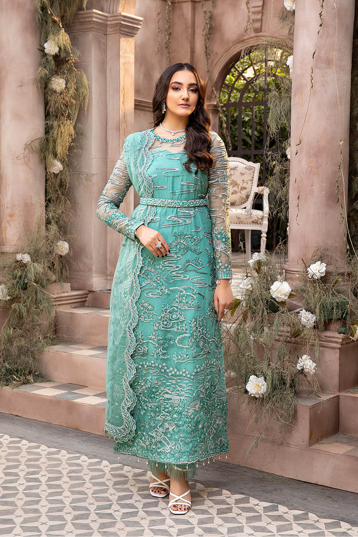Mina Kashif | Luxury Pret | MK21-09 by Mina Kashif - Designer Dress - Type: Formal - Available at Libayah - 100% Original