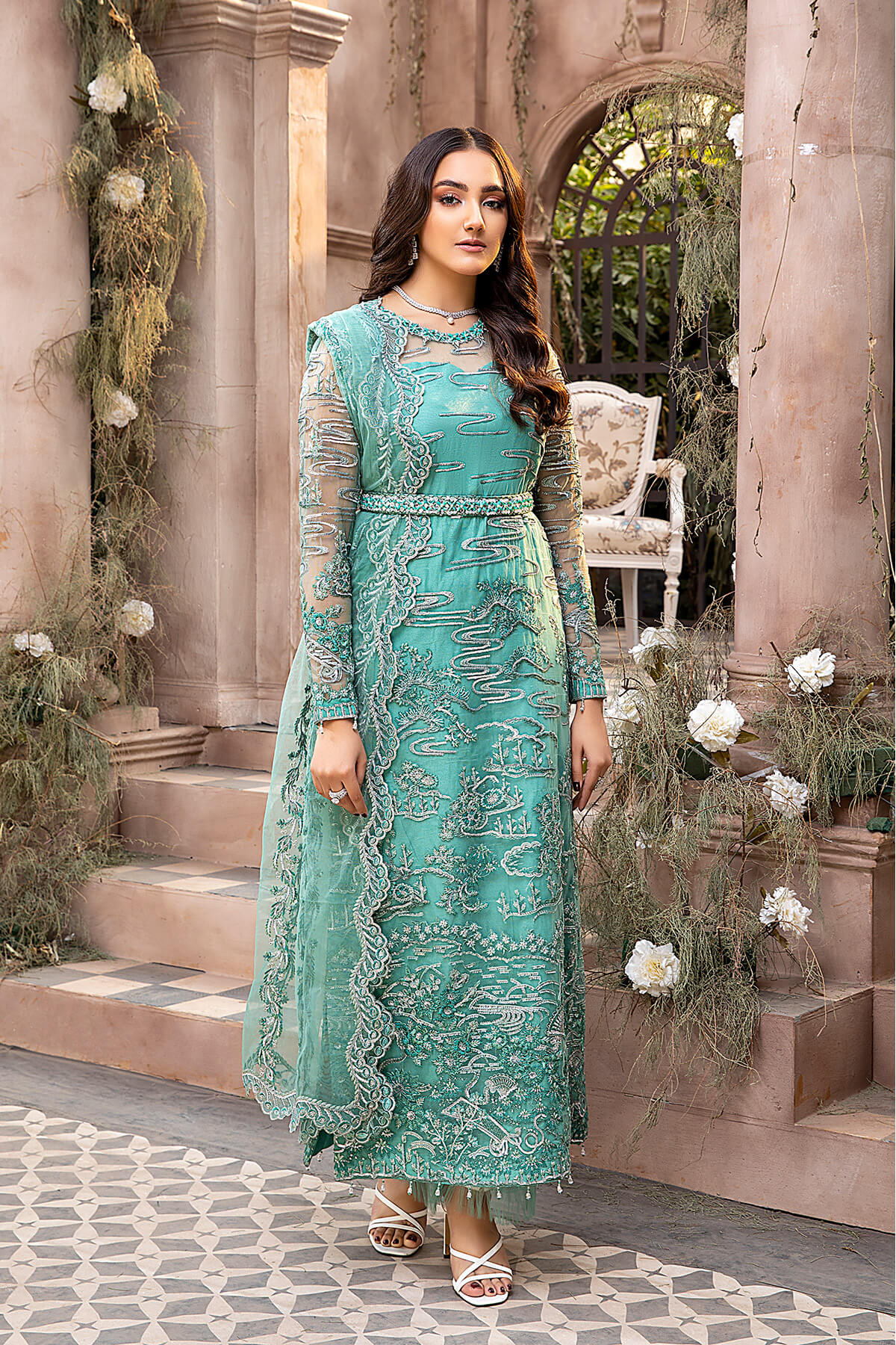 Mina Kashif | Luxury Pret | MK21-09 by Mina Kashif - Designer Dress - Type: Formal - Available at Libayah - 100% Original