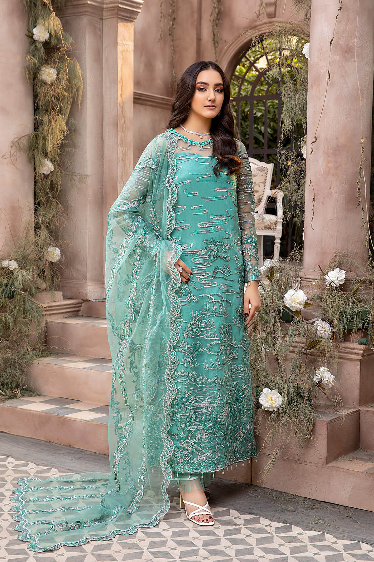Mina Kashif | Luxury Pret | MK21-09 by Mina Kashif - Designer Dress - Type: Formal - Available at Libayah - 100% Original
