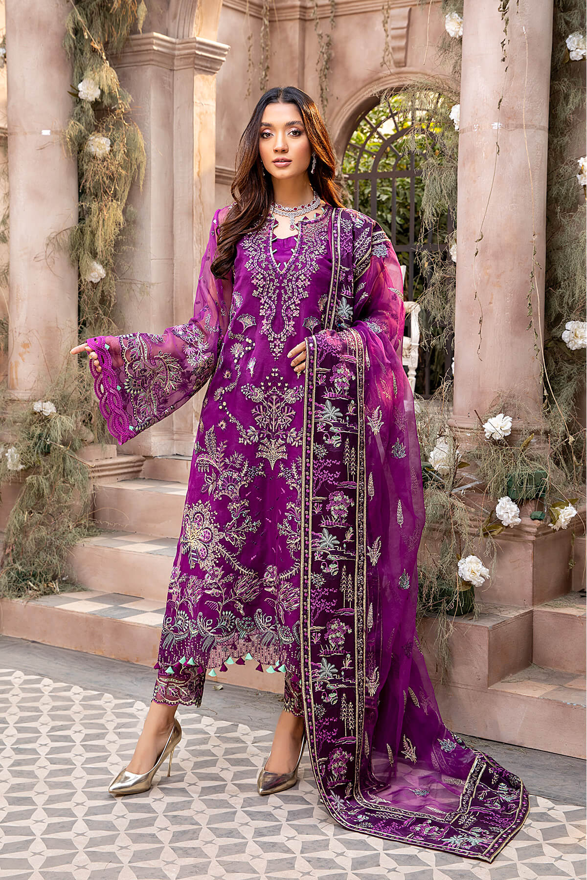 Mina Kashif | Luxury Pret | MK21-21 by Mina Kashif - Designer Dress - Type: Formal - Available at Libayah - 100% Original