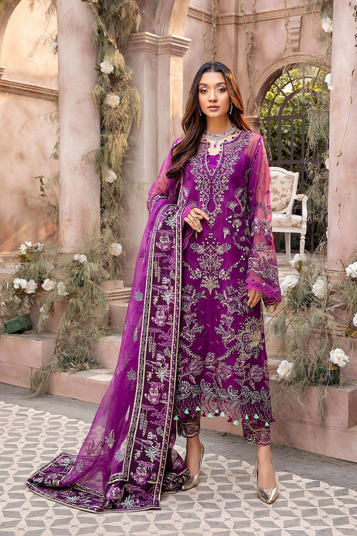 Mina Kashif | Luxury Pret | MK21-21 by Mina Kashif - Designer Dress - Type: Formal - Available at Libayah - 100% Original