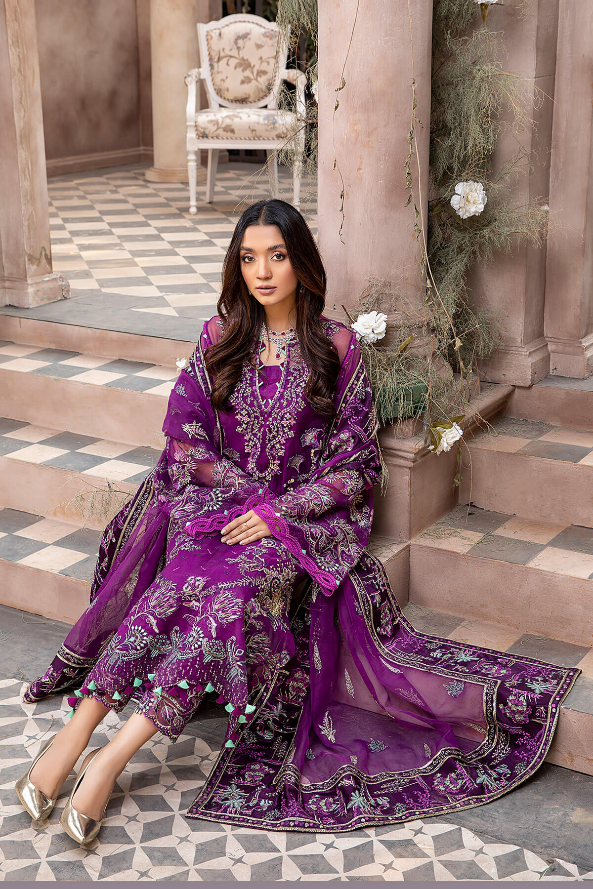 Mina Kashif | Luxury Pret | MK21-21 by Mina Kashif - Designer Dress - Type: Formal - Available at Libayah - 100% Original