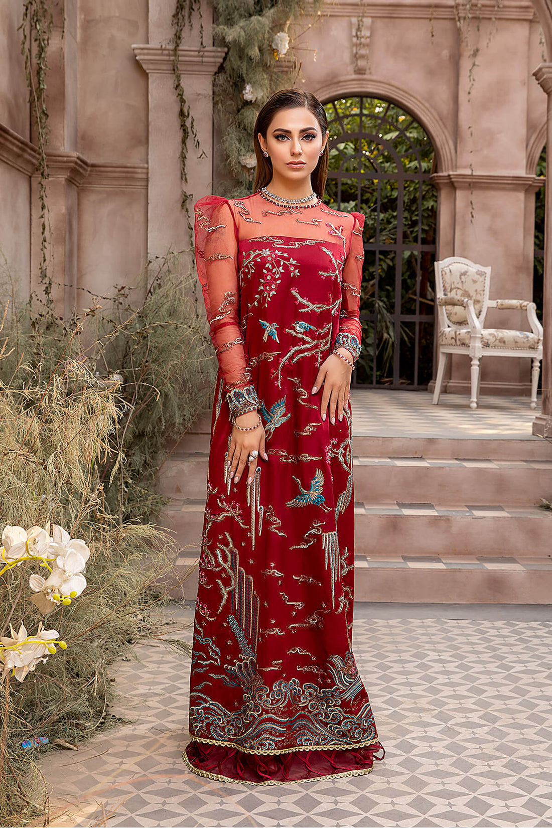 Mina Kashif | Luxury Pret | MK21-17 by Mina Kashif - Designer Dress - Type: Formal - Available at Libayah - 100% Original