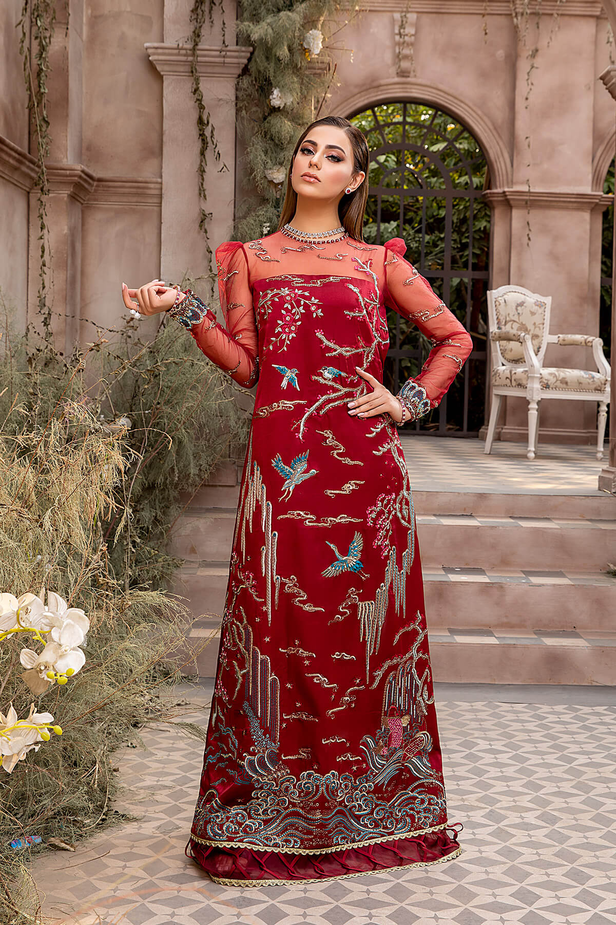 Mina Kashif | Luxury Pret | MK21-17 by Mina Kashif - Designer Dress - Type: Formal - Available at Libayah - 100% Original