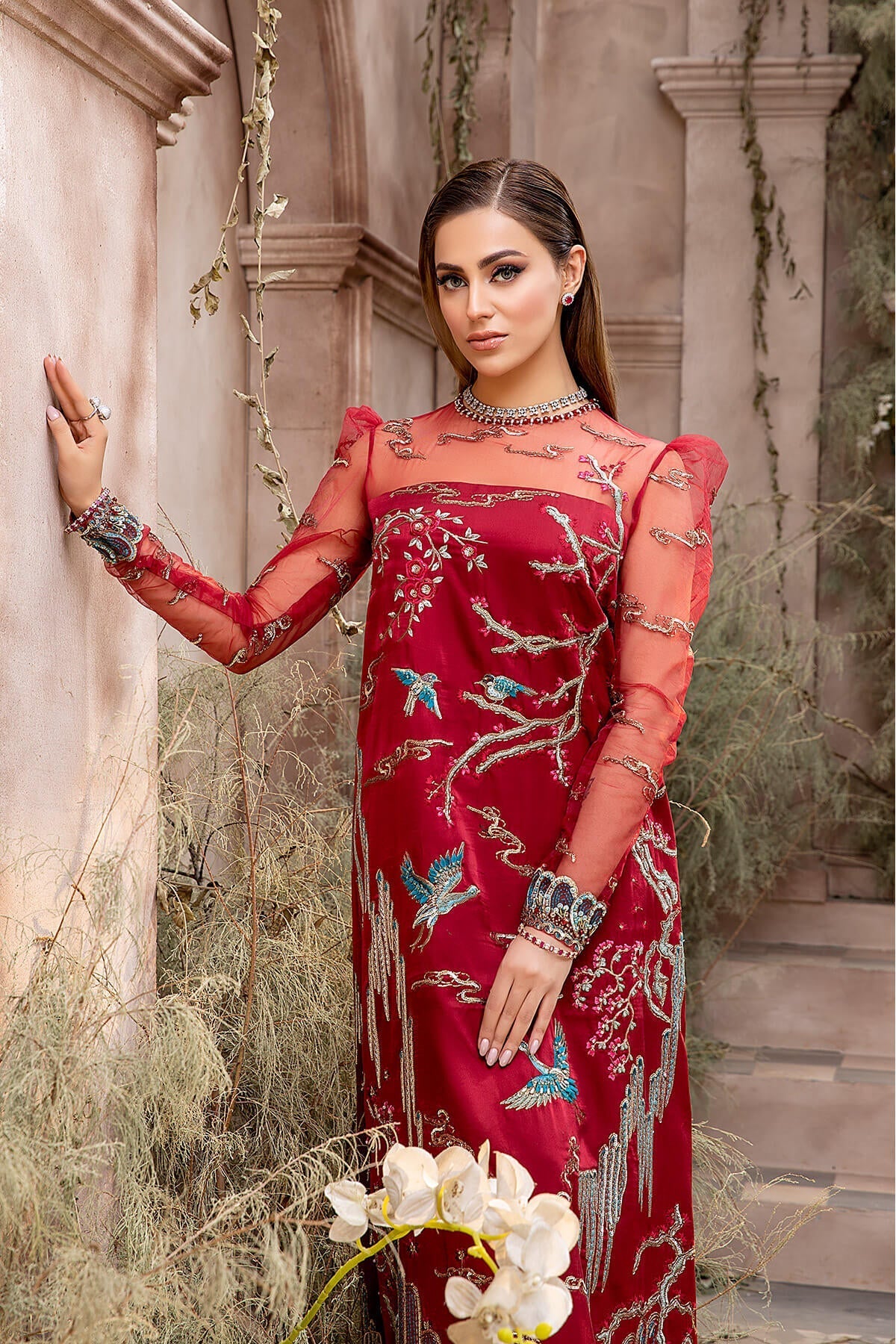 Mina Kashif | Luxury Pret | MK21-17 by Mina Kashif - Designer Dress - Type: Formal - Available at Libayah - 100% Original