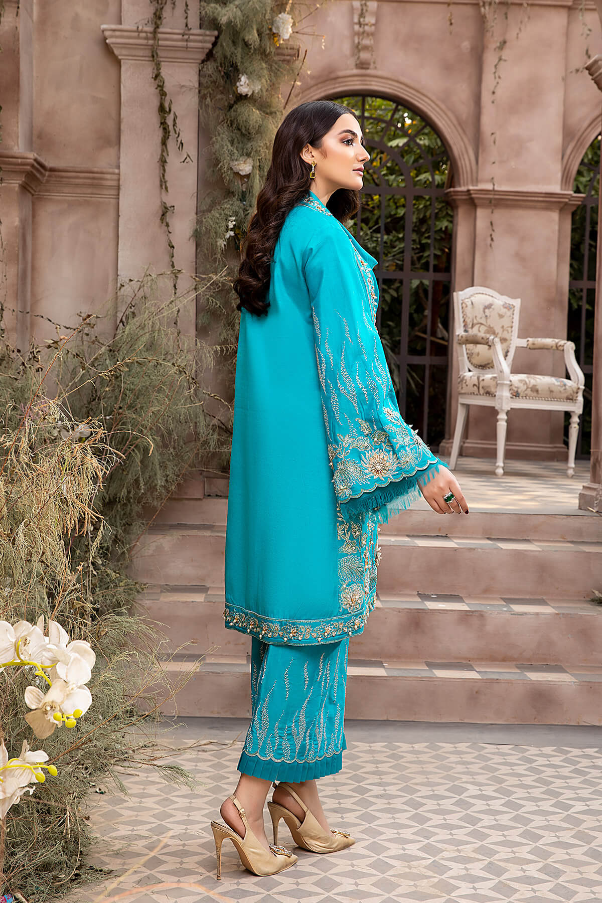 Mina Kashif | Luxury Pret | MK21-22 by Mina Kashif - Designer Dress - Type: Formal - Available at Libayah - 100% Original