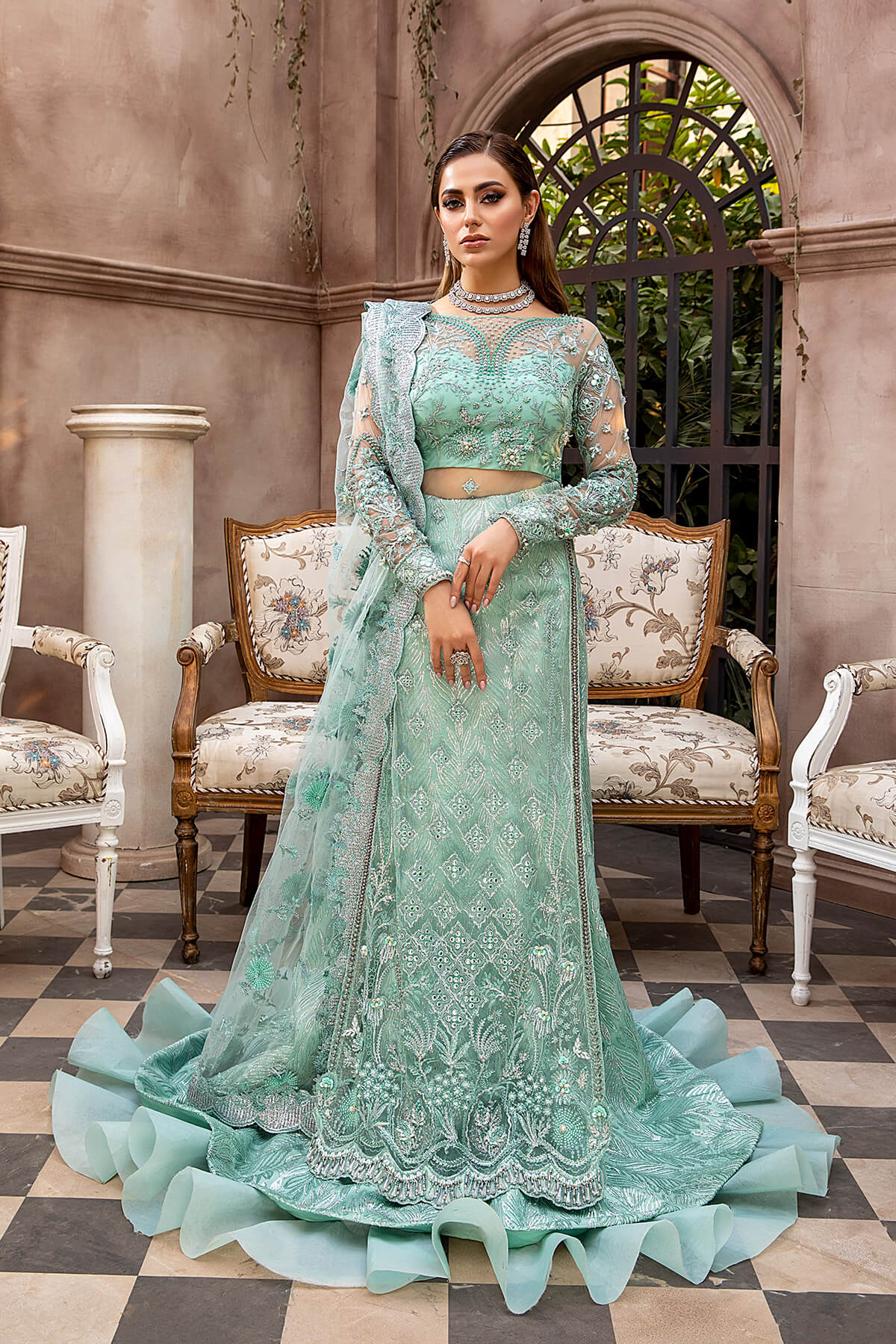 Mina Kashif | Luxury Pret | MK21-06 by Mina Kashif - Designer Dress - Type: Bridal - Available at Libayah - 100% Original