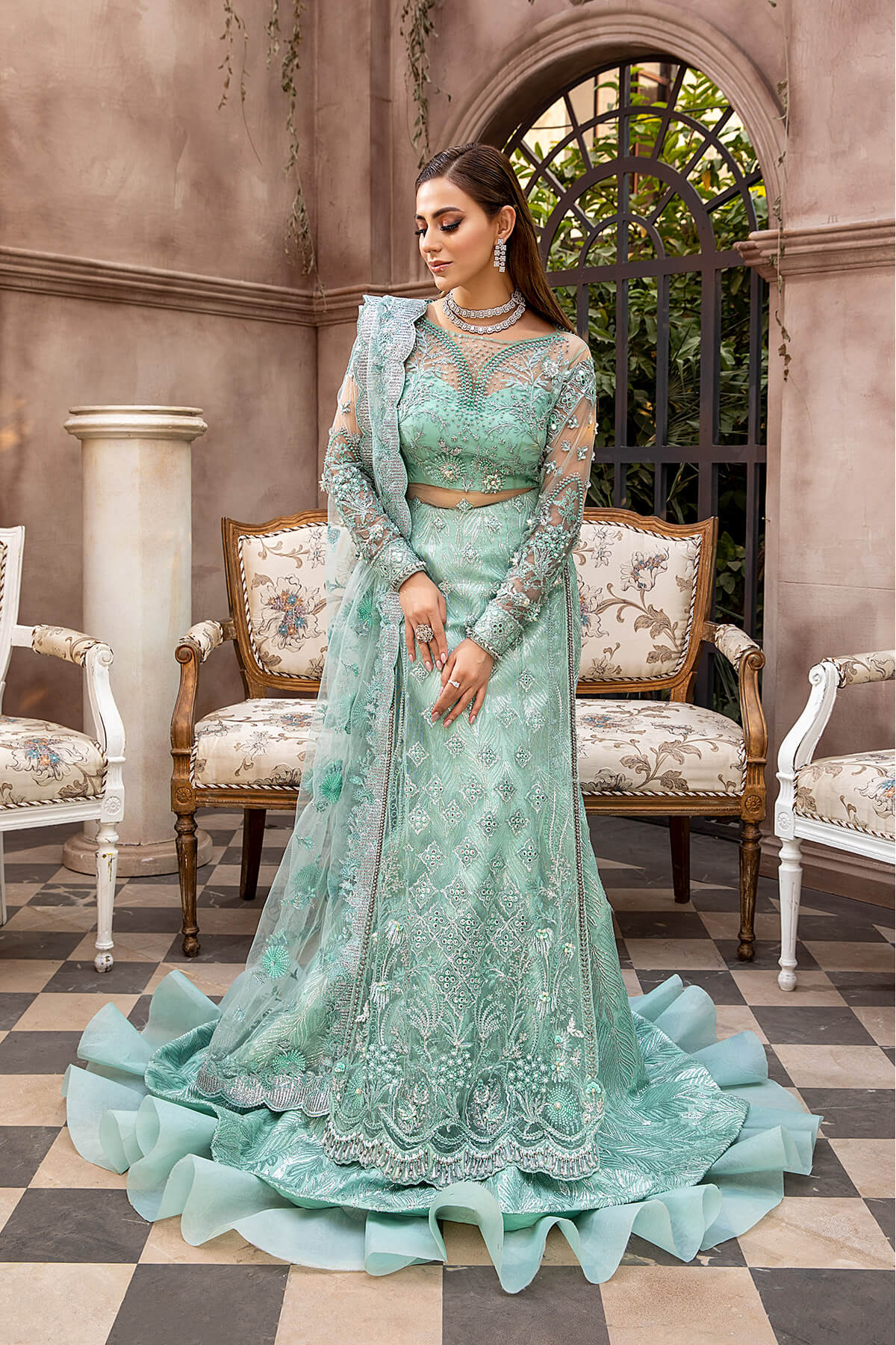 Mina Kashif | Luxury Pret | MK21-06 by Mina Kashif - Designer Dress - Type: Bridal - Available at Libayah - 100% Original
