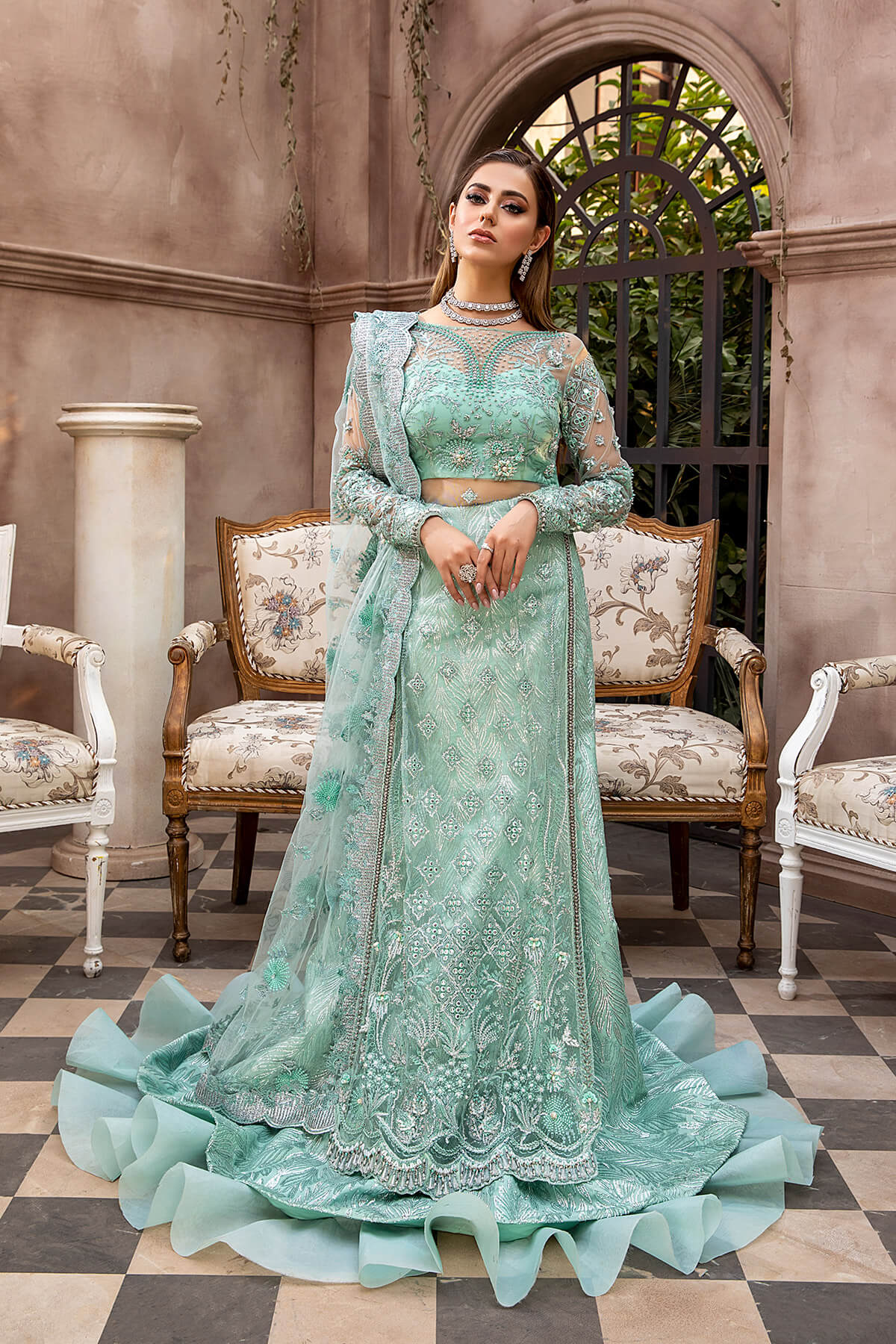 Mina Kashif | Luxury Pret | MK21-06 by Mina Kashif - Designer Dress - Type: Bridal - Available at Libayah - 100% Original
