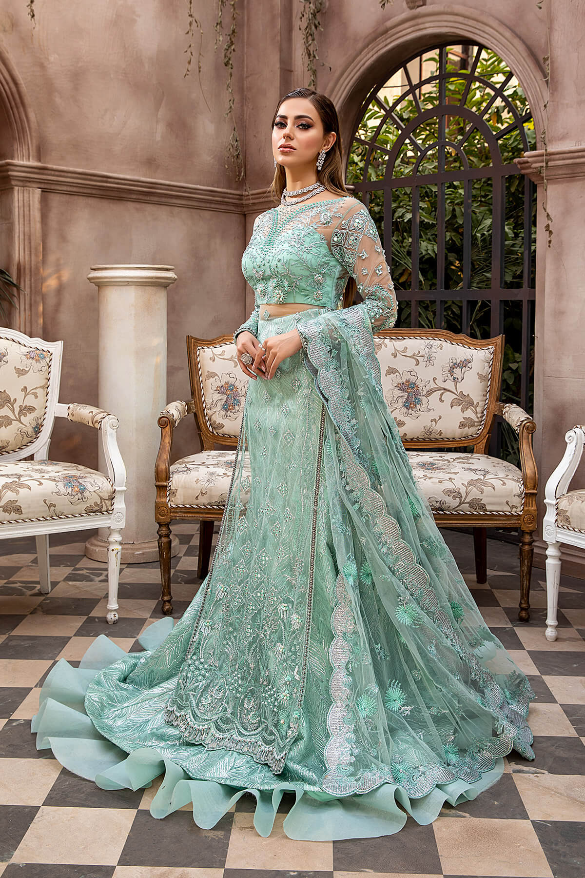 Mina Kashif | Luxury Pret | MK21-06 by Mina Kashif - Designer Dress - Type: Bridal - Available at Libayah - 100% Original
