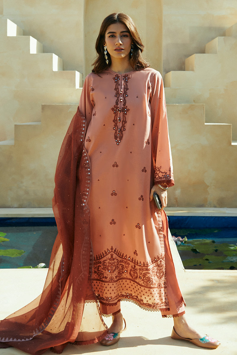 Cross Stitch | Premium Lawn 24 | ARID SAND