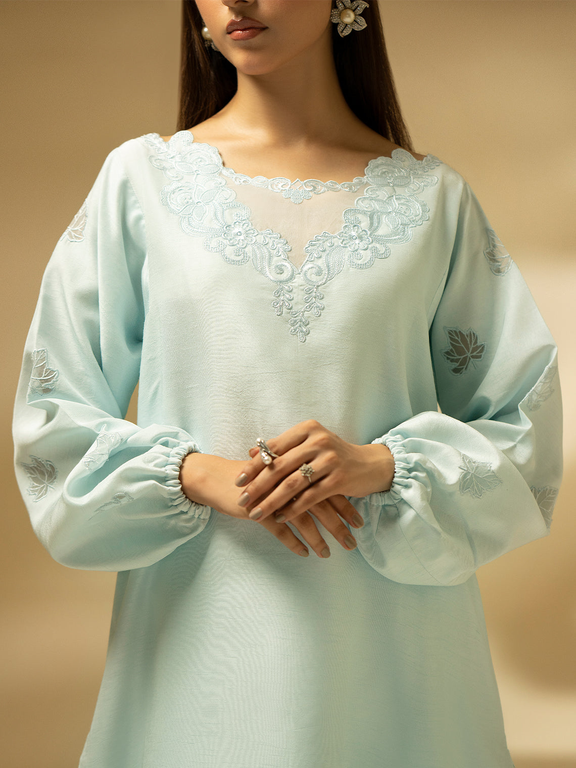 Fozia Khalid | Eid Edit 24 | Celestial Serenity by Fozia Khalid - Designer Dress - Type: Ladies Clothes - Available at Libayah - 100% Original