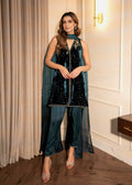 Mahum Asad | Voila Velvets | Sapphire by Mahum Asad - Designer Dress - Type: Ladies Clothes - Available at Libayah - 100% Original