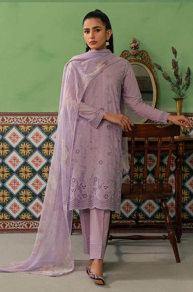Cross Stitch | Mahiri Embroidered Lawn 24 | LILAC HAZE