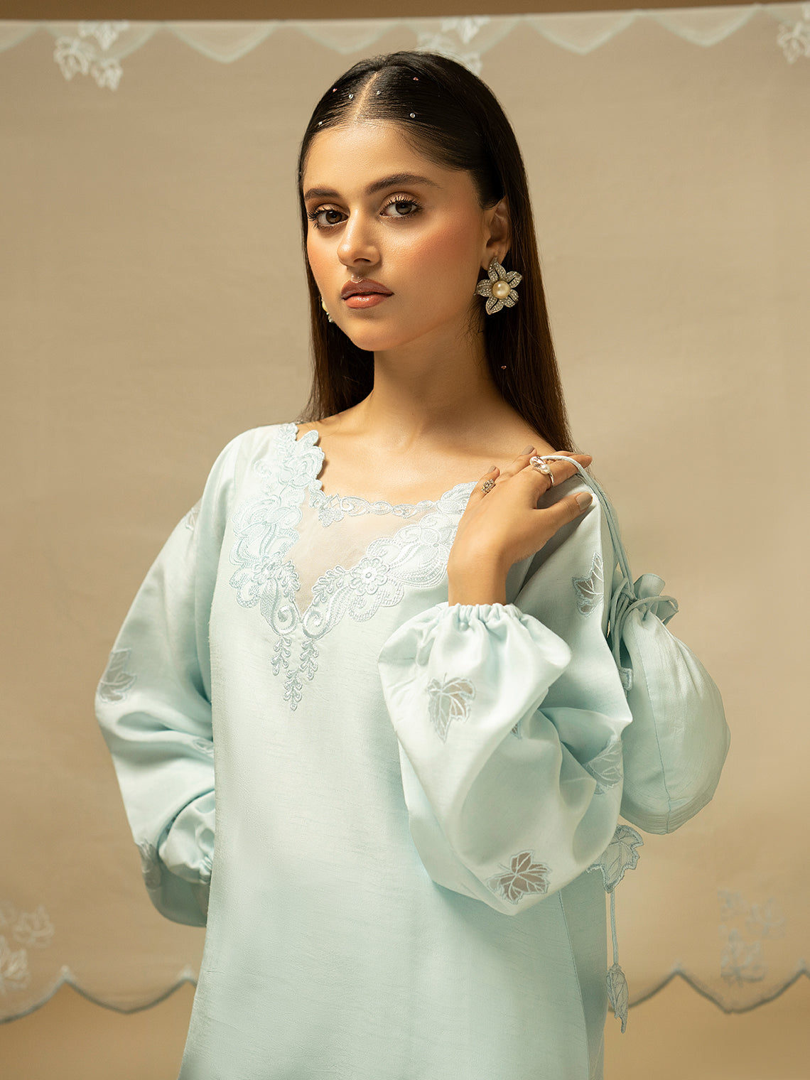 Fozia Khalid | Eid Edit 24 | Celestial Serenity by Fozia Khalid - Designer Dress - Type: Ladies Clothes - Available at Libayah - 100% Original