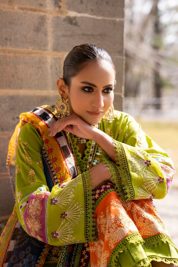 Ittehad | Hussan e Jahan Lawn | SUBLIMATION DUPATTA by Ittehad - Designer Dress - Type: Ladies Clothes - Available at Libayah - 100% Original
