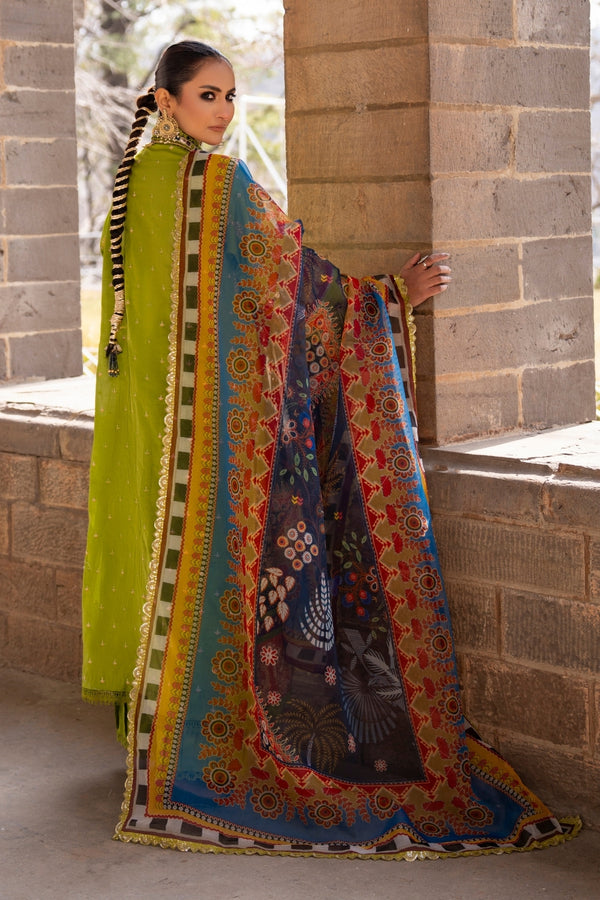 Ittehad | Hussan e Jahan Lawn | SUBLIMATION DUPATTA by Ittehad - Designer Dress - Type: Ladies Clothes - Available at Libayah - 100% Original