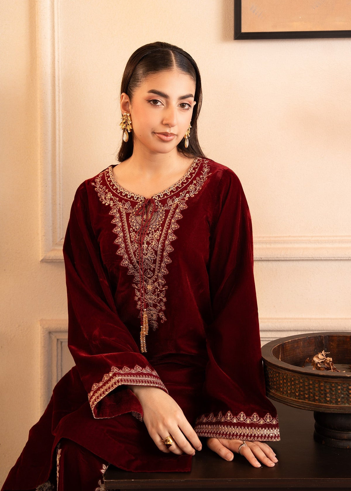 Fozia Khalid | The Velvet Rise 25 | CRIMSON GRACE