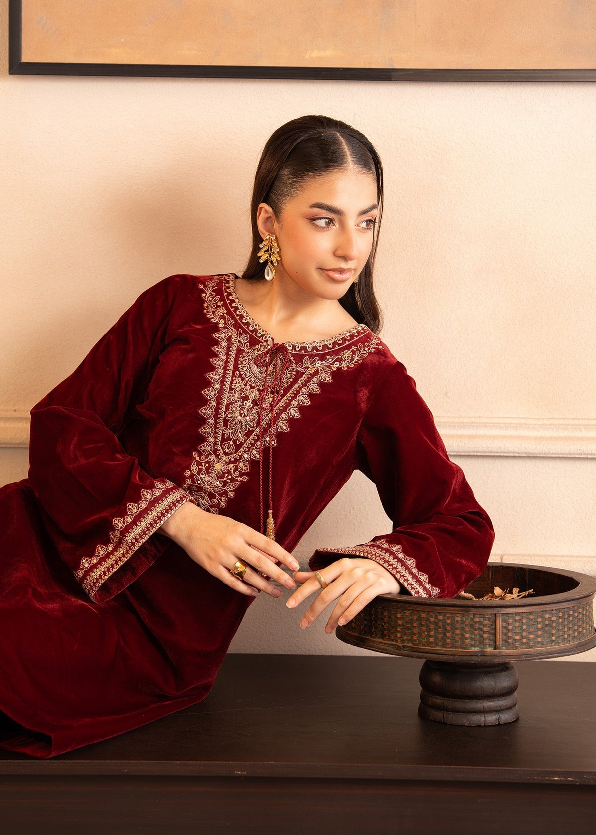 Fozia Khalid | The Velvet Rise 25 | CRIMSON GRACE