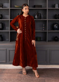 MOCHA LUXE – authentic Pakistani formal dress from the Fozia Khalid The Velvet Rise 25 collection for women in the UK