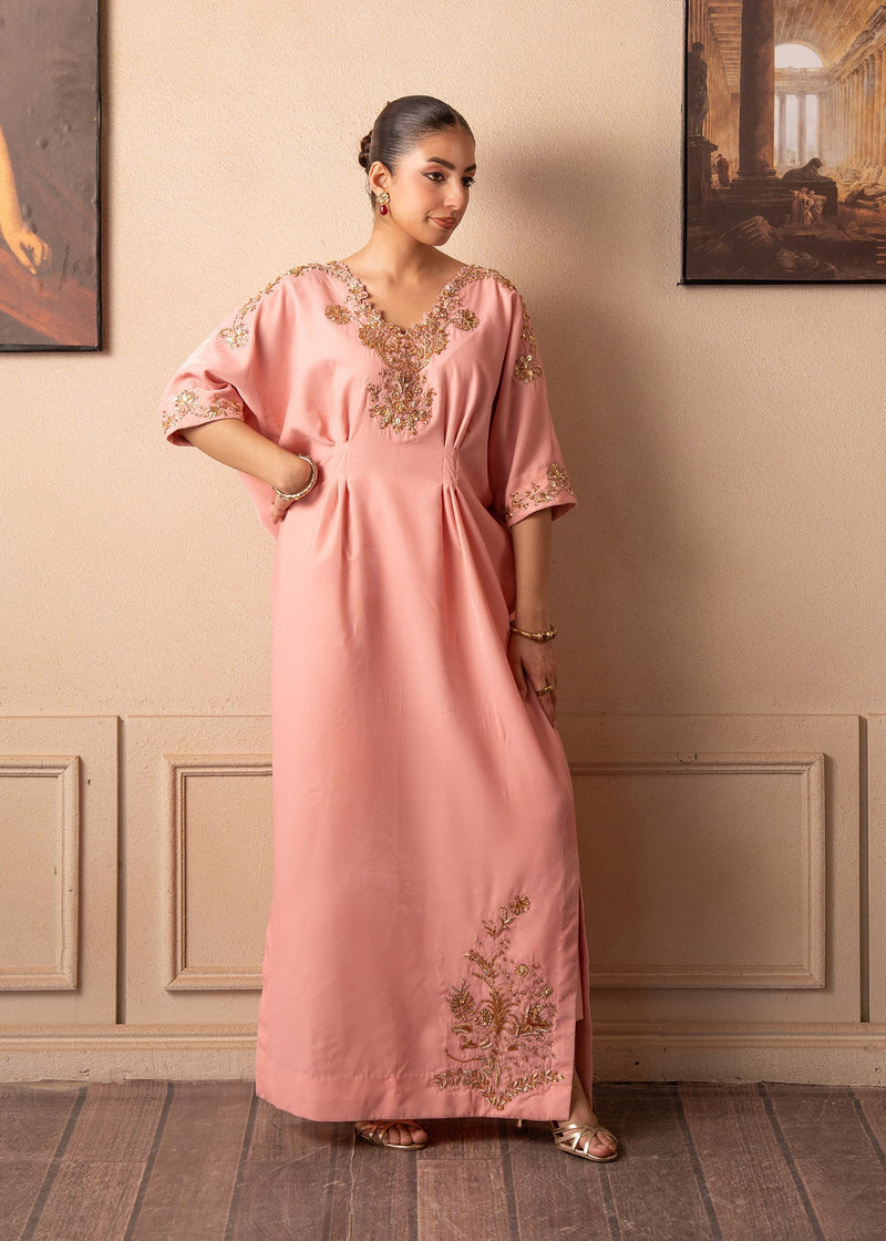BLUSH AURA – authentic Pakistani formal dress from the Fozia Khalid The Velvet Rise 25 collection for women in the UK